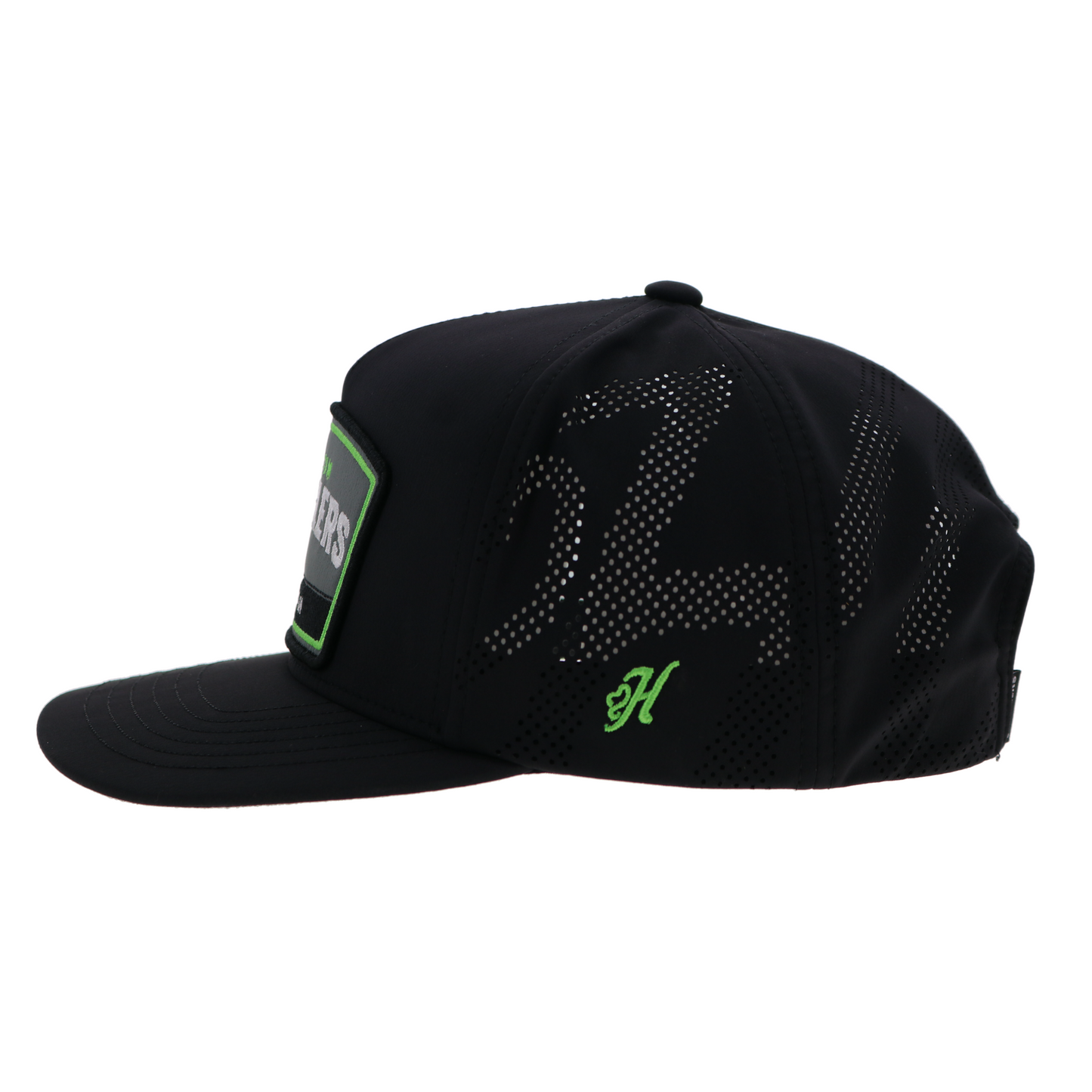 Austin Gamblers Black "Deal Me In" Patch Hooey Performance Snapback Hat