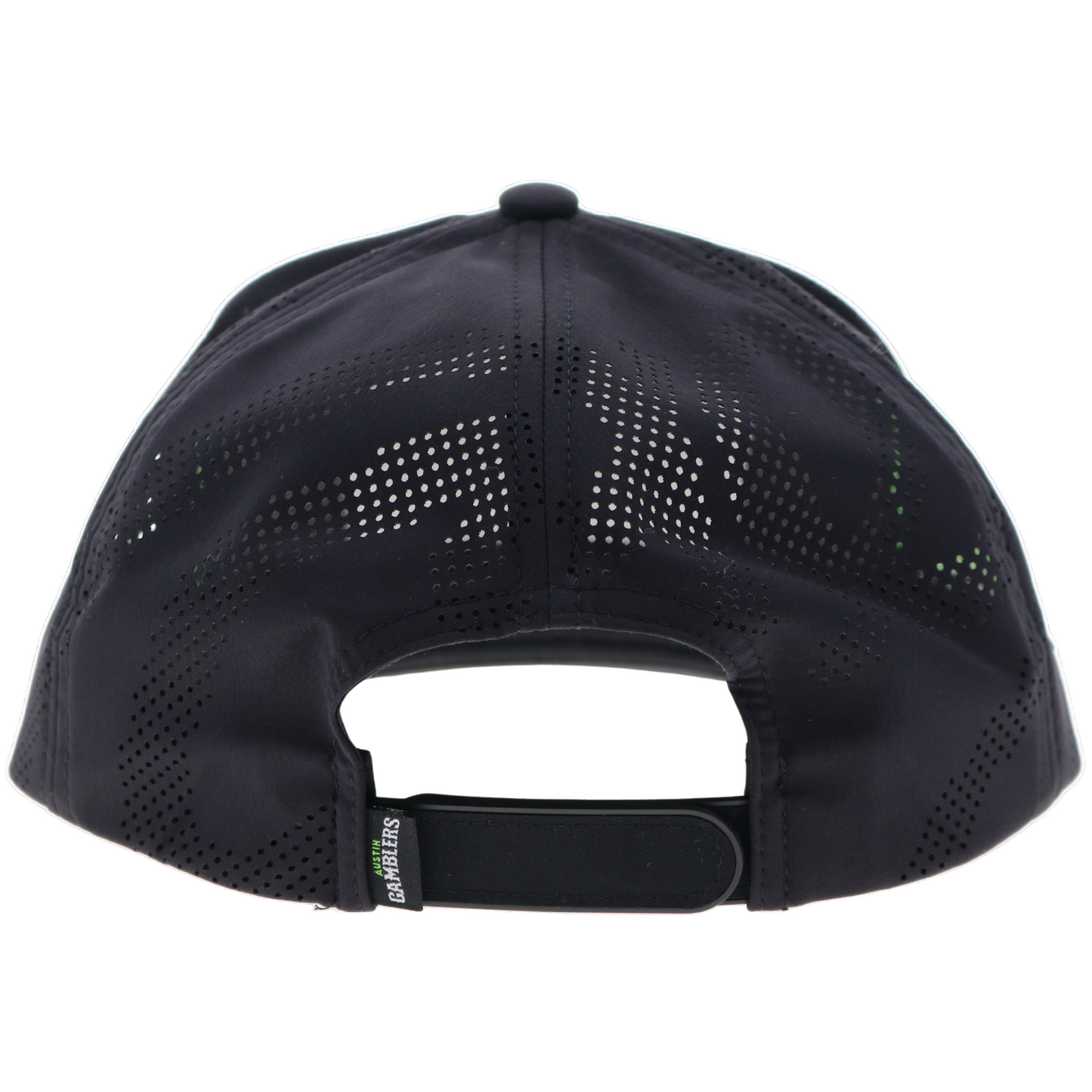 Austin Gamblers Black "Deal Me In" Patch Hooey Performance Snapback Hat