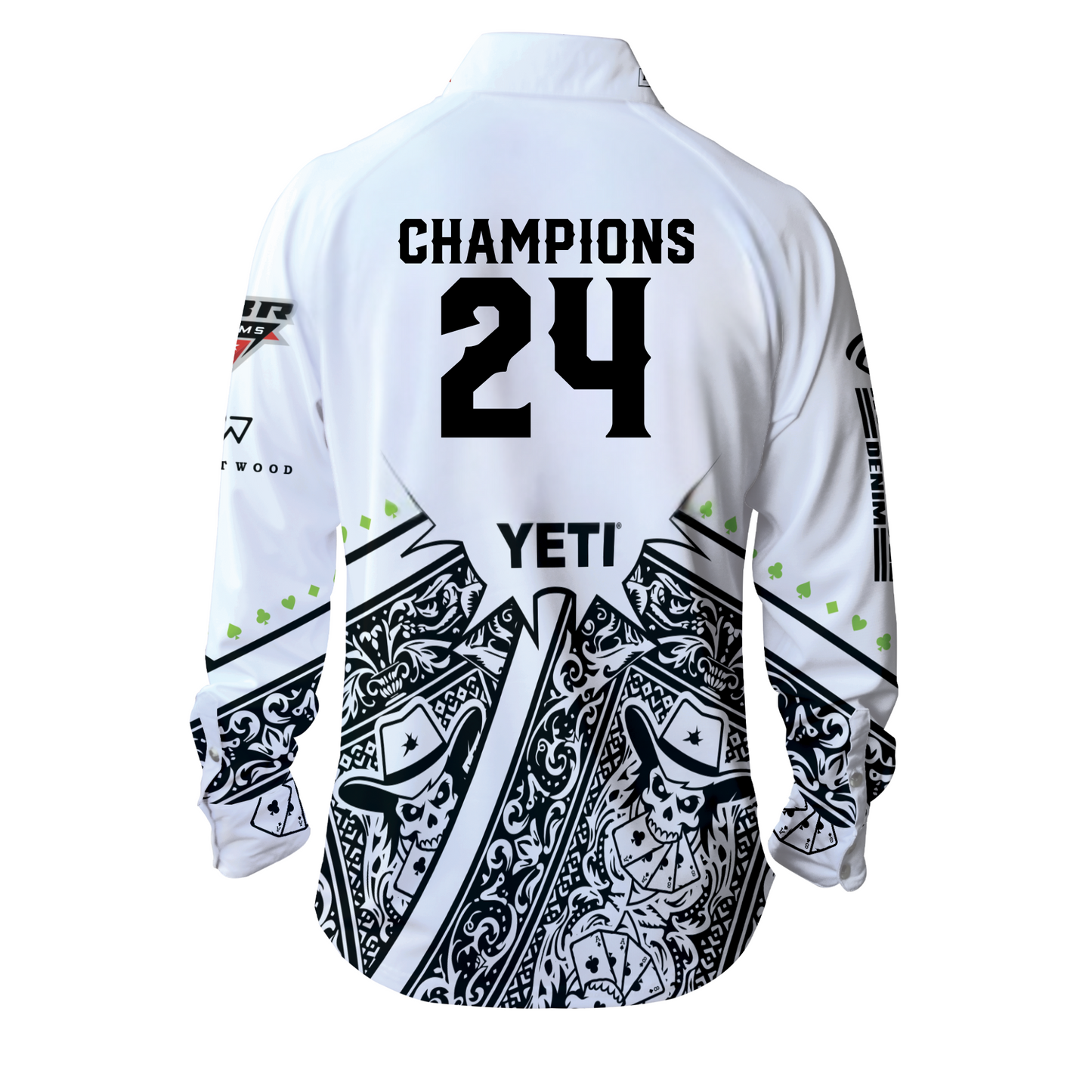 Austin Gamblers White Custom Walkout Jersey