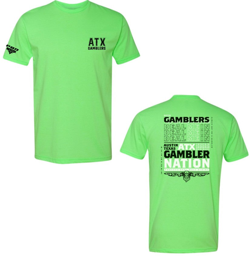 Austin Gamblers Gambler Nation T-Shirt