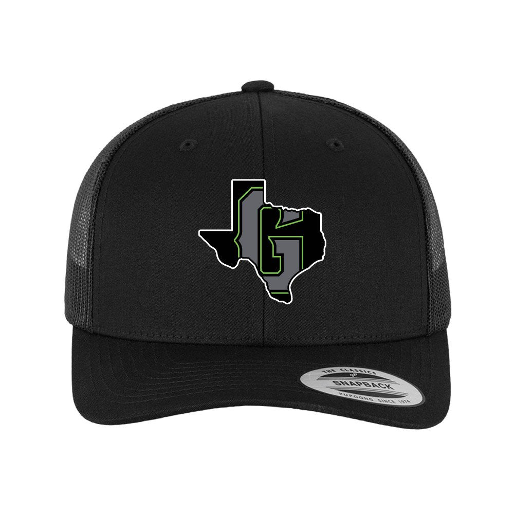 Gamblers "Texas G" Icon Black Trucker Cap