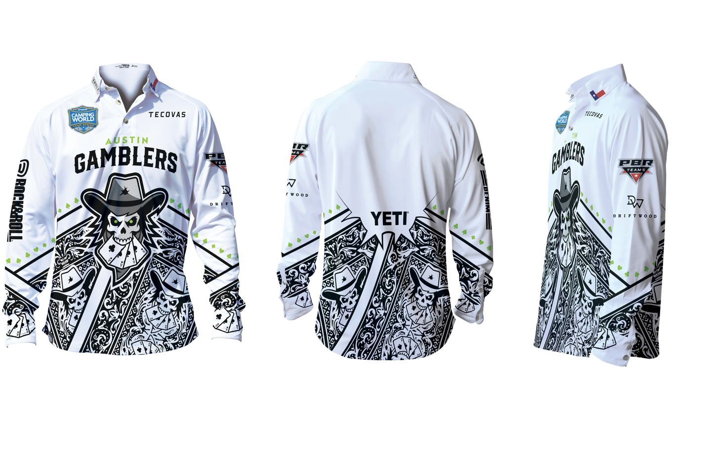 Austin Gamblers 2024 White Walkout Jersey