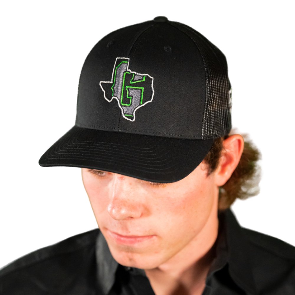 Gamblers "Texas G" Icon Black Trucker Cap
