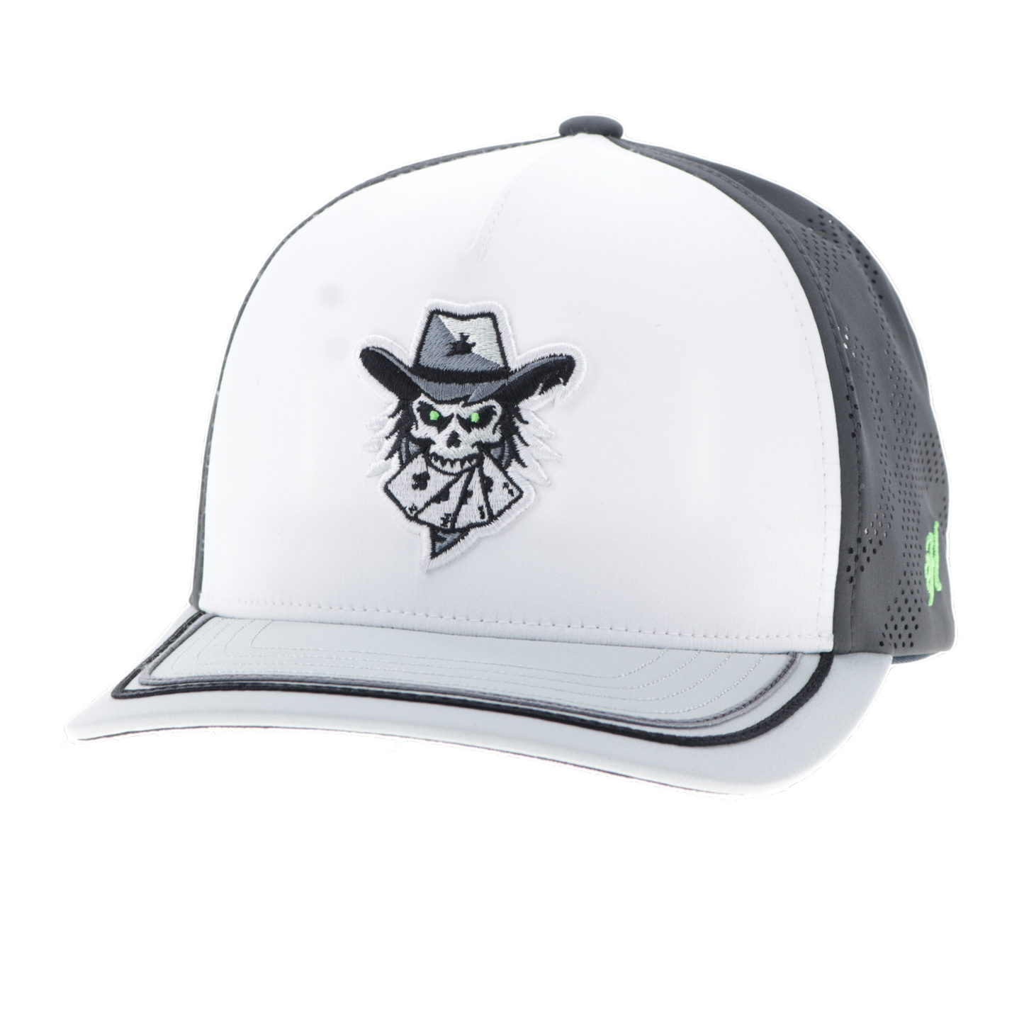 Austin Gamblers Grey & White Wild Bill Hooey Performance Snapback Hat