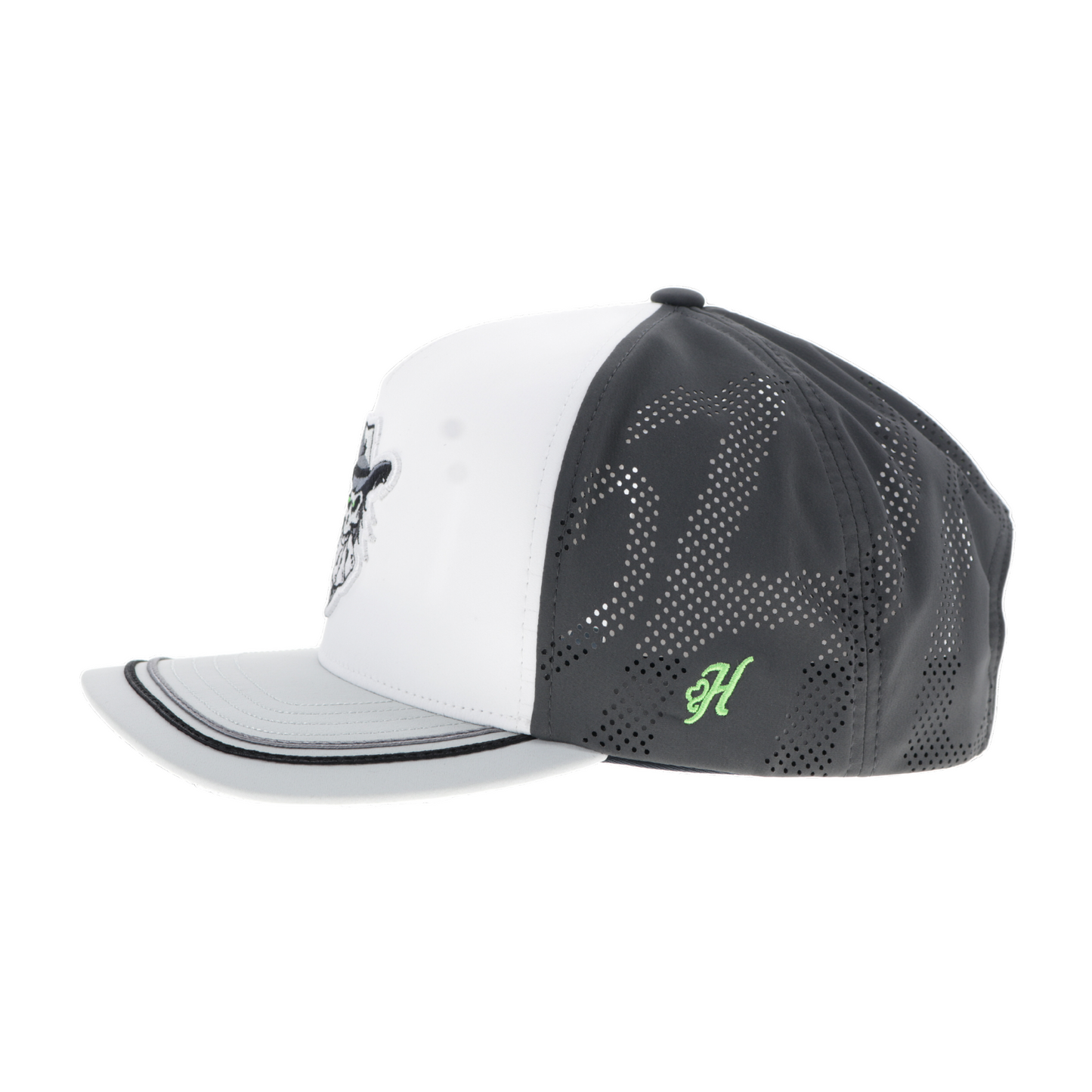 Austin Gamblers Grey & White Wild Bill Hooey Performance Snapback Hat