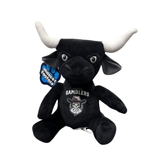 Austin Gamblers Plush Bull