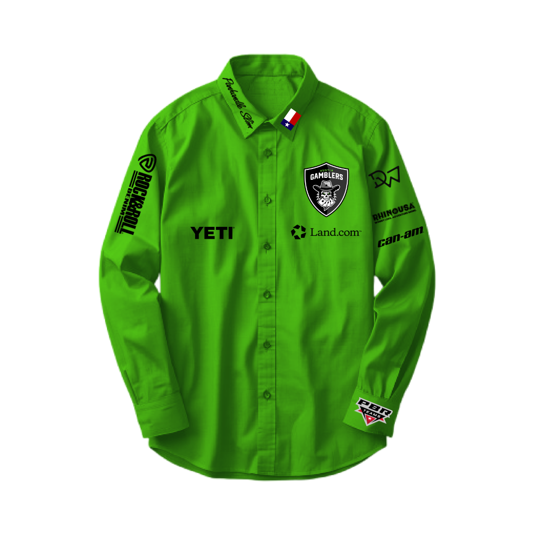 2025 Official Team-Issued Austin Gamblers Riding Shirts