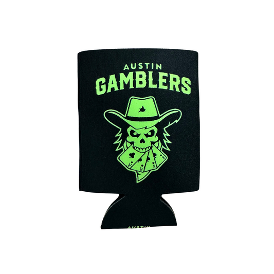 Austin Gamblers Primary Koozie