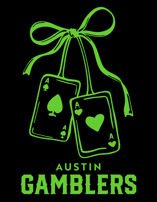Austin Gamblers Playing Cards Tee