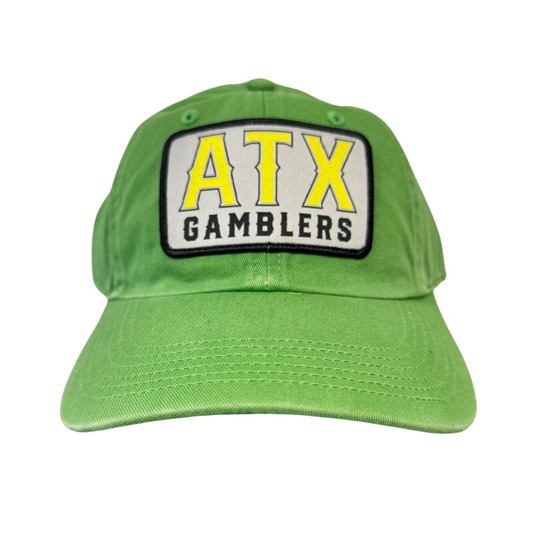 Austin Gamblers Lime ATX Gamblers Patch Richardson 320 Adjustable Hat