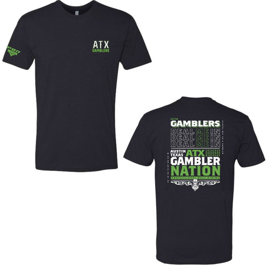 Austin Gamblers Gambler Nation T-Shirt