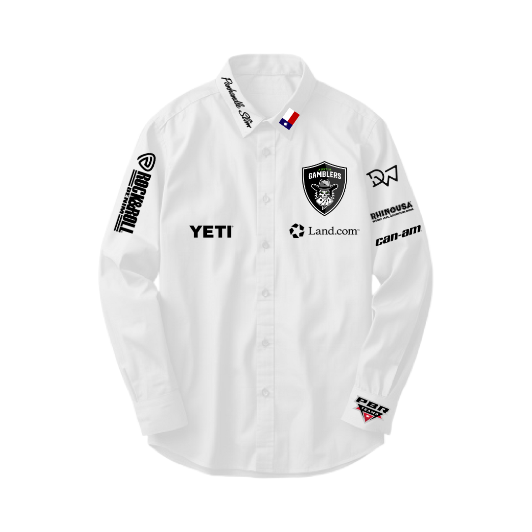 2025 Official Team-Issued Austin Gamblers Riding Shirts