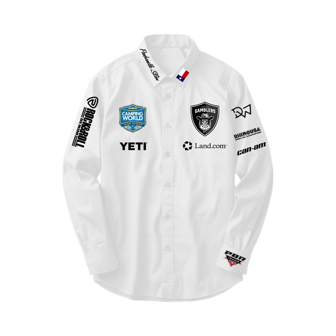 2025 Austin Gamblers Riding Authentic Worn Riding Shirts