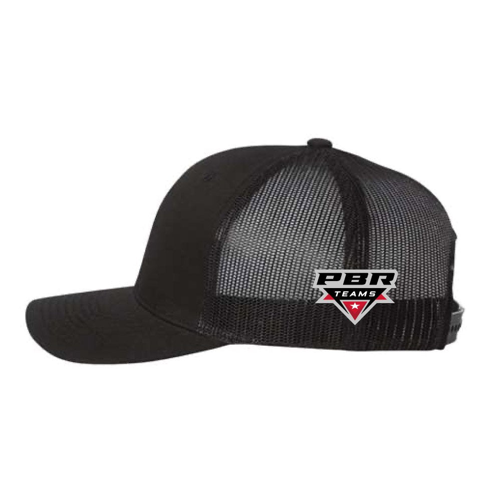 ATX Gamblers Patch Trucker Cap in Black