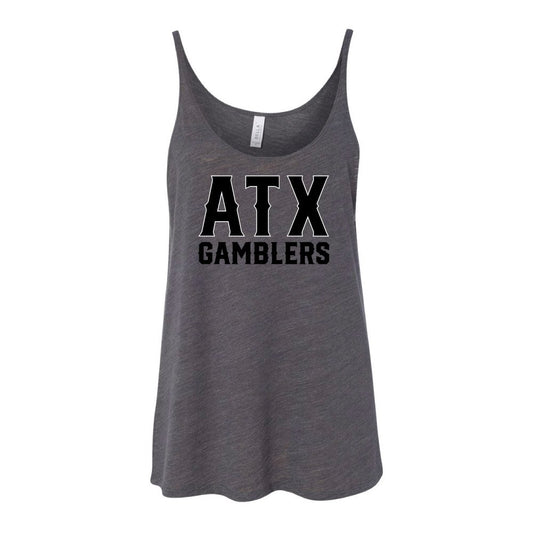 Women's Austin Gamblers Grey ATX Gamblers Tank Top