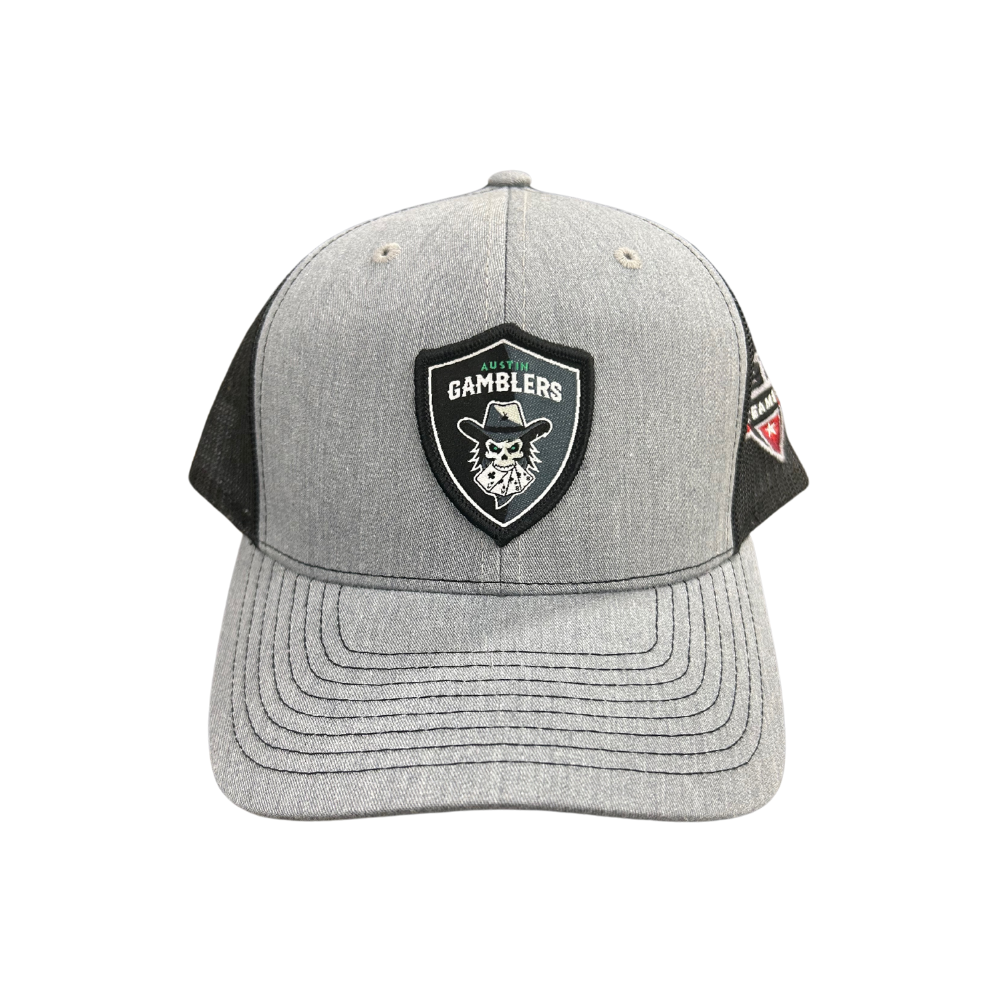 Gamblers Trucker Hat with Shield patch